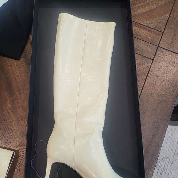 MSRP $795 Rag & Bone Beha Knee High Off White Boot Size 9 (EU 39) - Picture 6 of 11